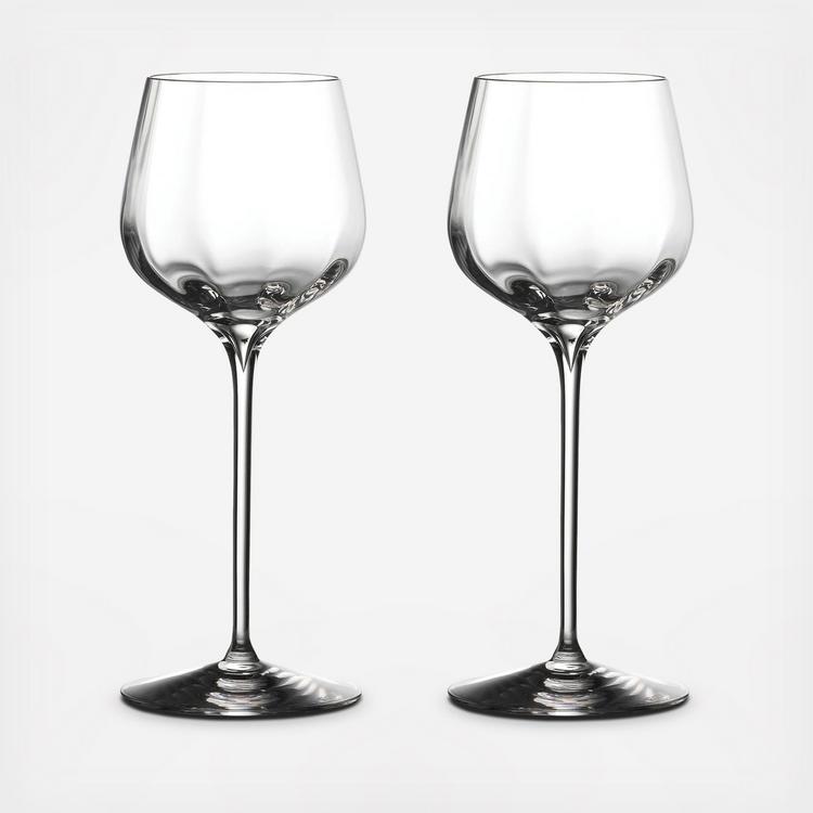 Waterford Elegance Bold Outline Monogram Wine Glasses set of TWO Custom  Engraved Cabernet Sauvignon Personalized Red Wine Glasses 