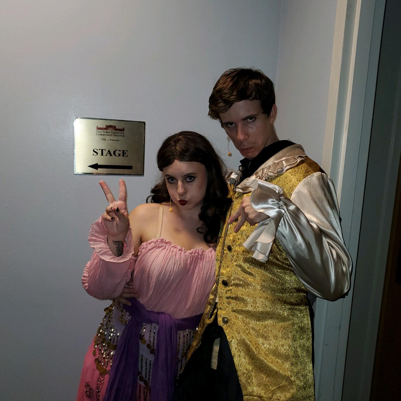 Our second theater hallway picture during Hunchback