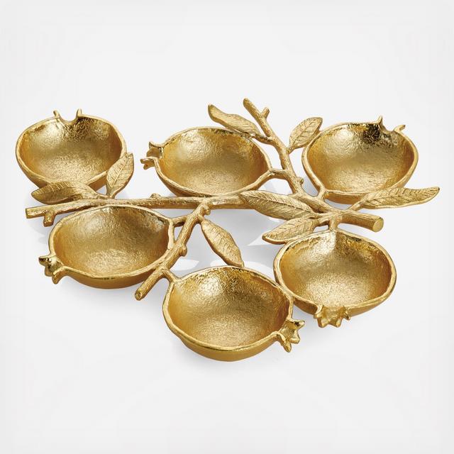 Pomegranate Seder Plate by Michael Aram