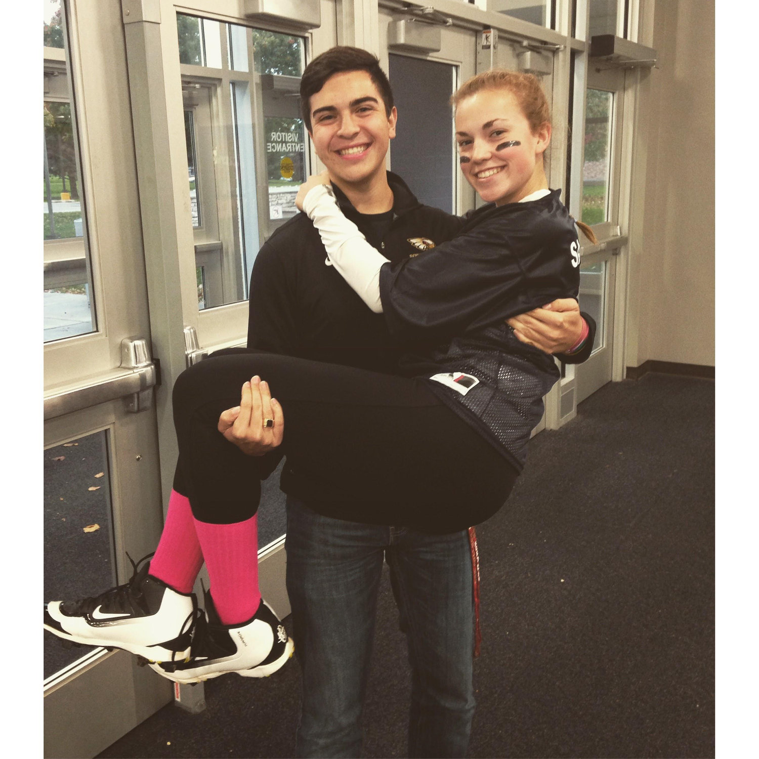 Powderpuff football game October 2016
