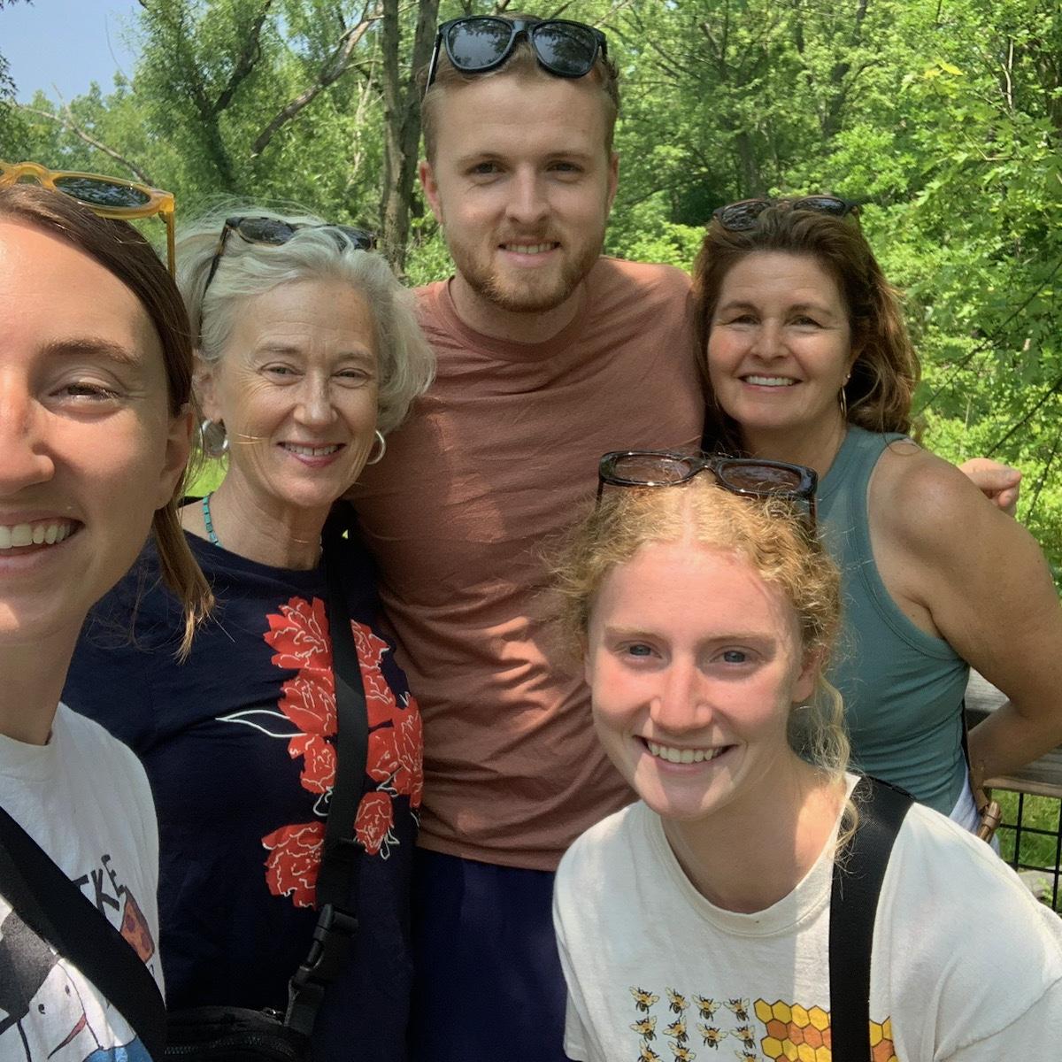 The first time our families met, we took them on a walk around our Cleveland neighborhood.