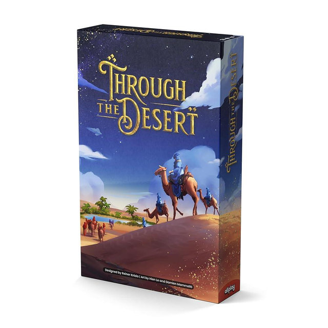 ALLPLAY Through The Desert - Classic Strategy Board Game - Approachable, Elegant, Tactical - One of The Great Strategy Board Games for Adults - Also Great 2 Player Game