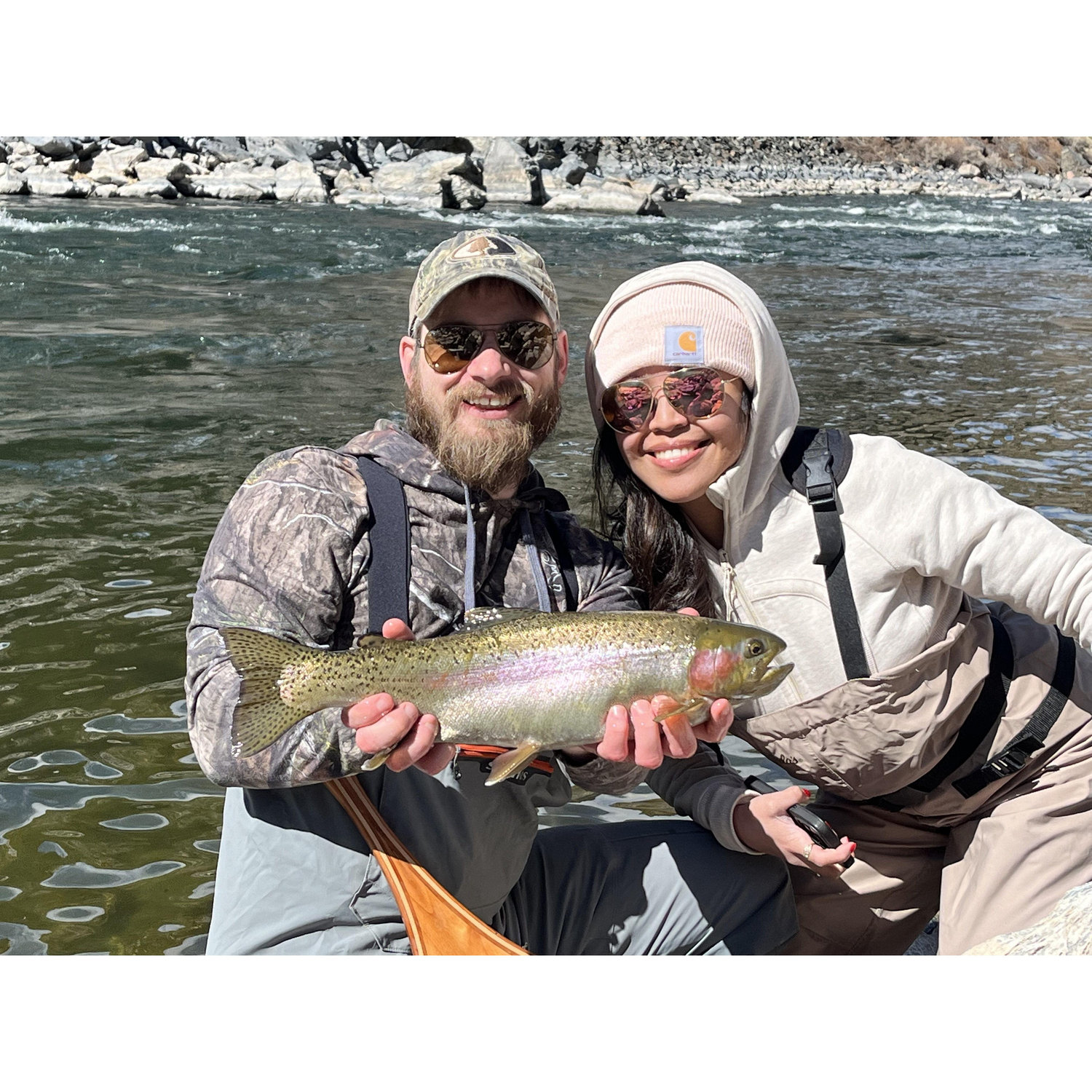 Fly fishing in Wyoming!