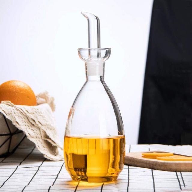 Affogato Olive Oil Dispenser Oil Bottle Glass with No Drip Bottle Spout Oil & Vinegar Dispenser Glass Cruet Bottle Oil Pourer Dispensing Bottles for Kitchen