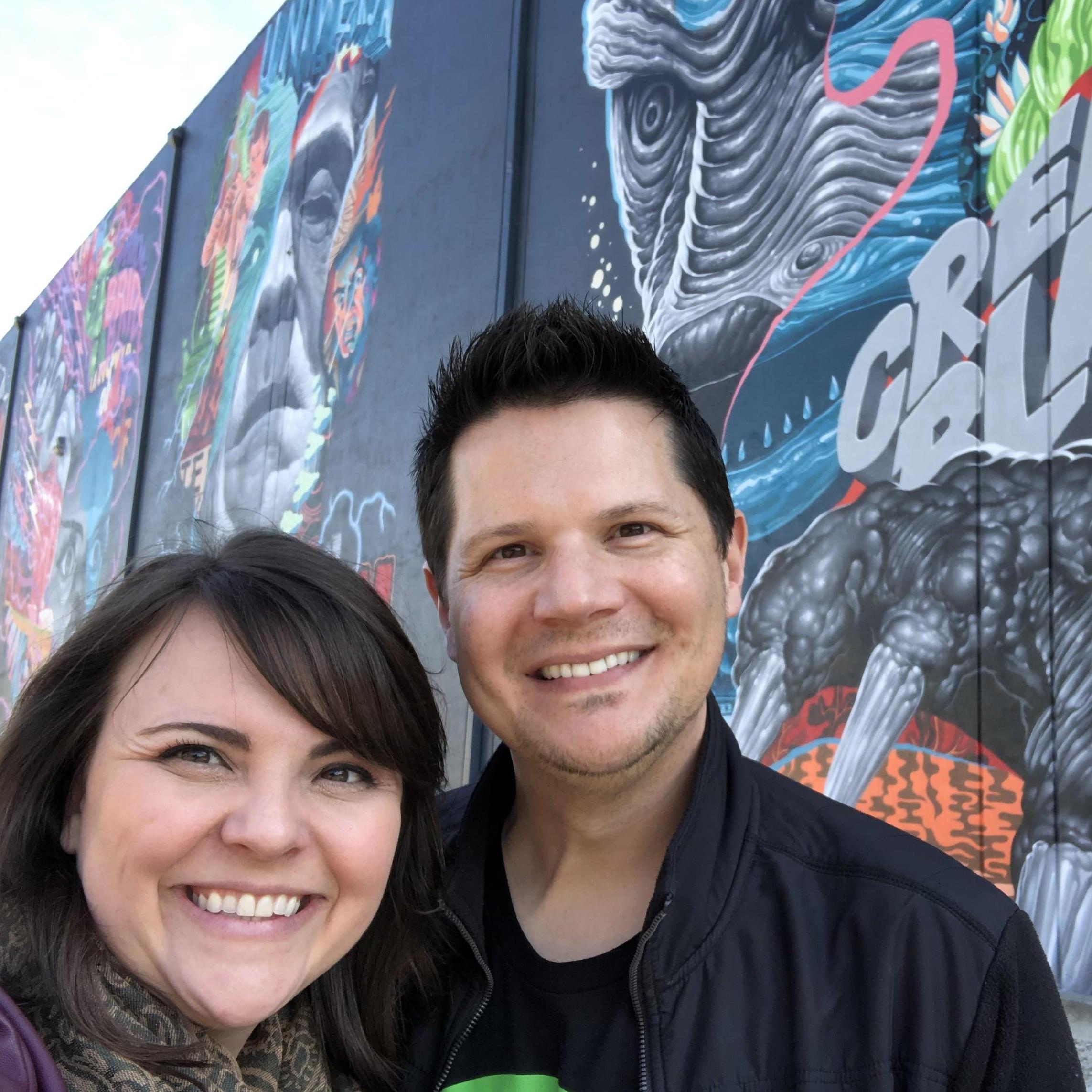 Monster Mural on the Universal Studios Backlot