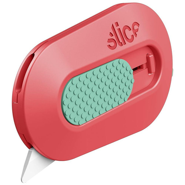 Slice Mini Box Cutter | Manual Retracting | Safe Ceramic Box Cutter Lasting 11x Longer than Metal | Box Opener | 1 Pack | Orange