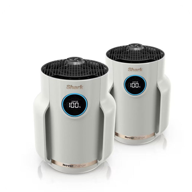 Shark NeverChange™ Air Purifier Compact Pro Bundle, Dove