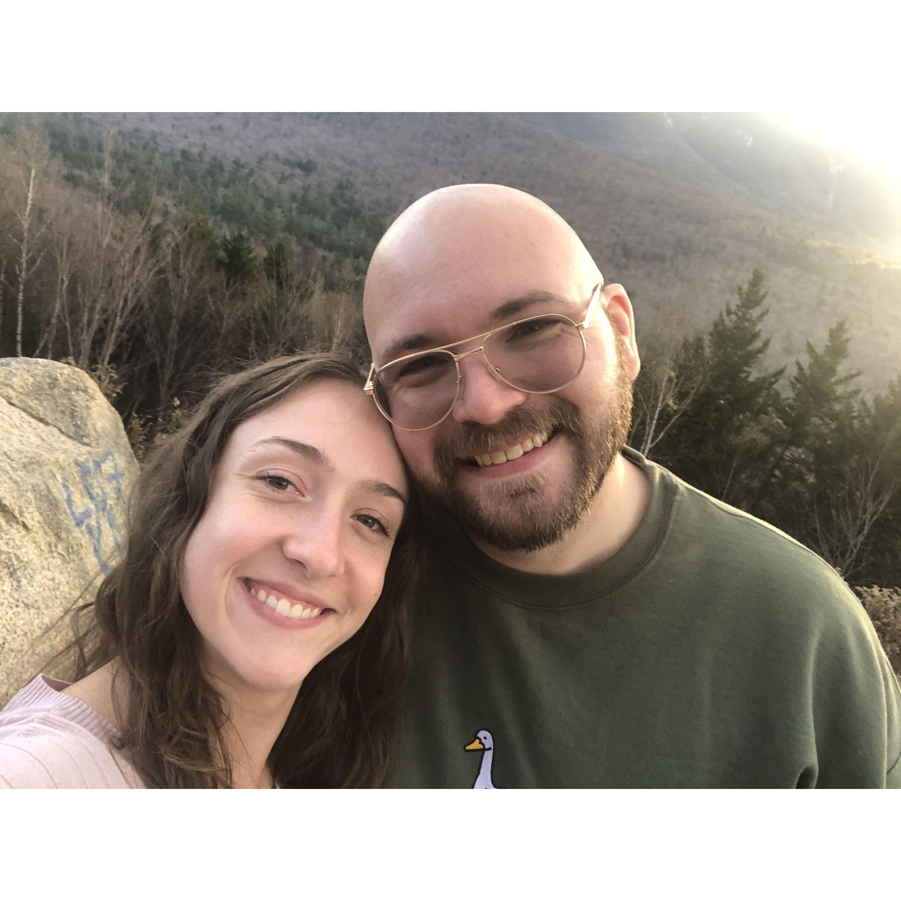 Our first drive through the Kancamagus Highway in the White Mountains in New Hampshire.