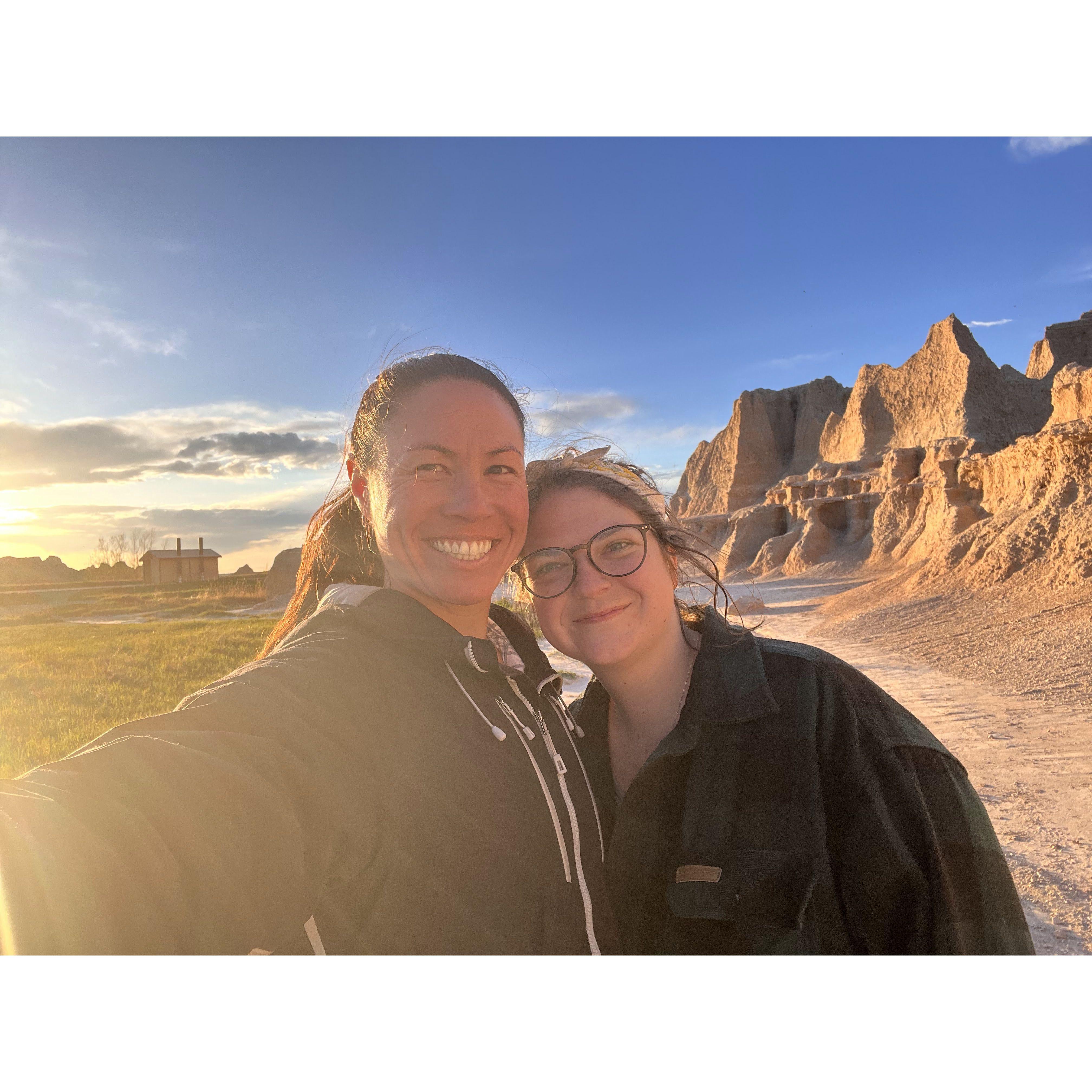 Blown away by the Badlands...but really we almost blew away in our tent this night