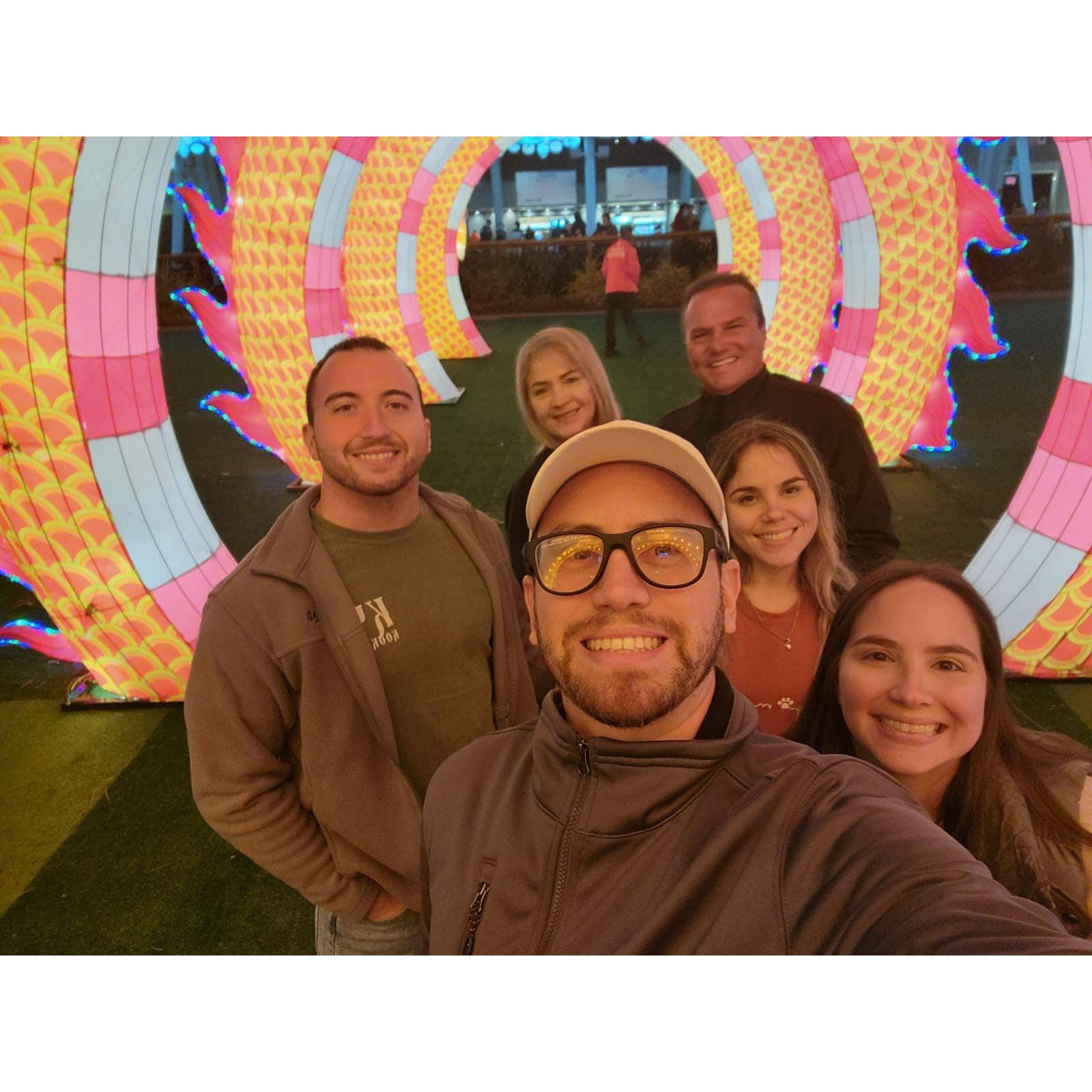 Matt got us tickets to the Chinese Lantern Festival