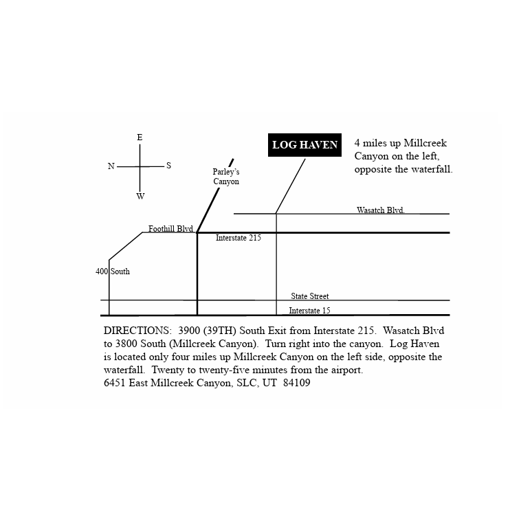 Map to Log Haven