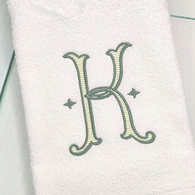 Monogrammed Terry Hand Towel / Bathroom Towel / Wedding Gift / Housewarming
