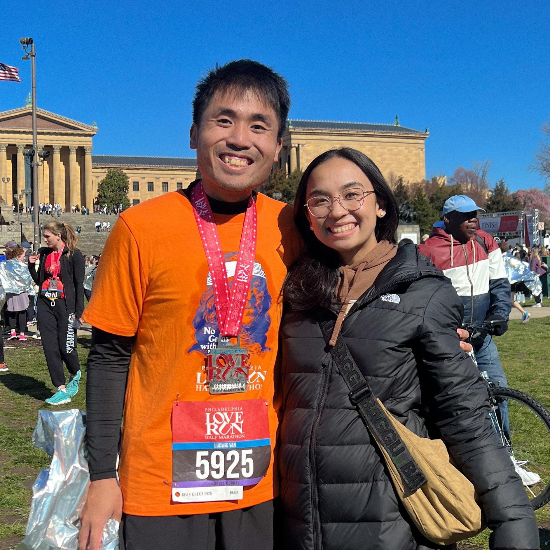 luigi’s first half marathon 🏃🏽💨