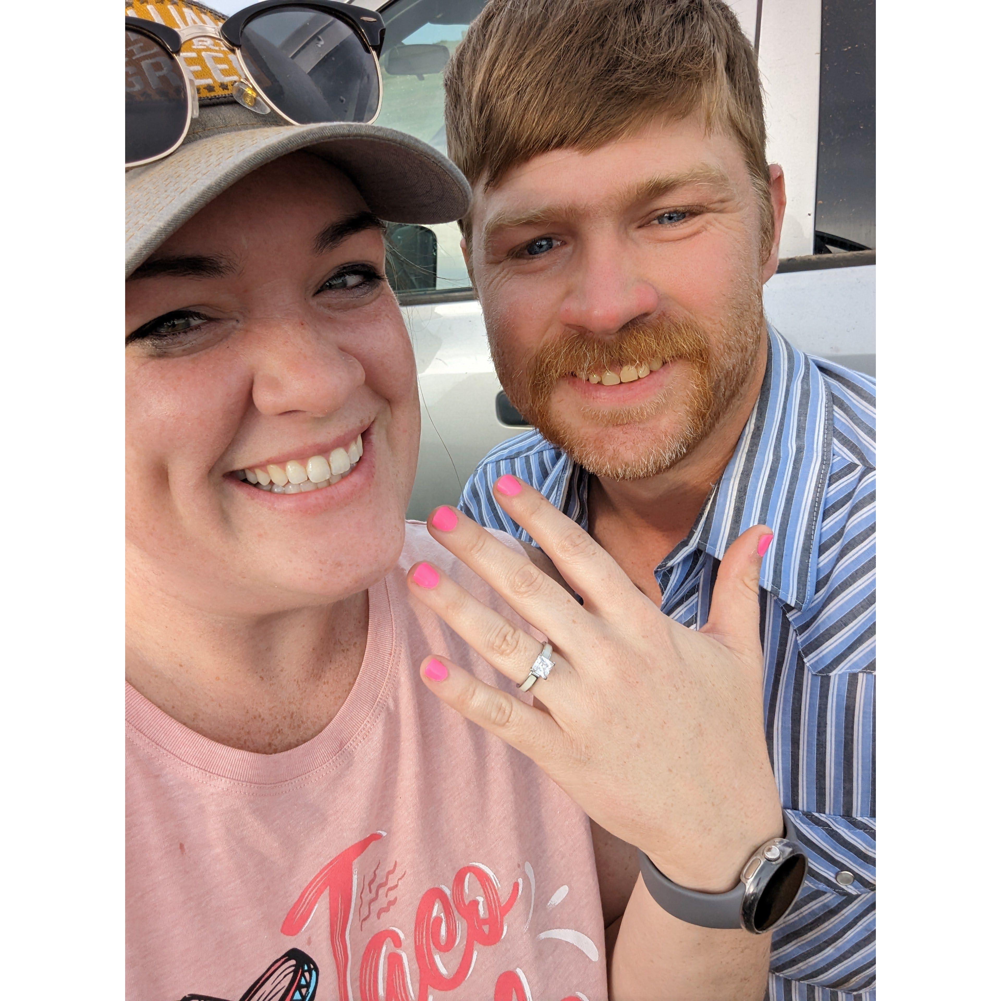 The "She said yes" Day!