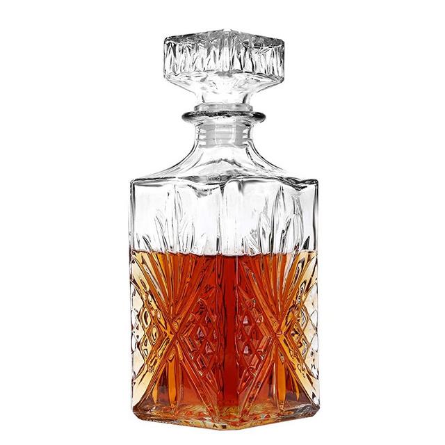 Decanter, Liquor Decanter, Lead-Free Whiskey Decanter, Glass Decanters For Alcohol 750ml