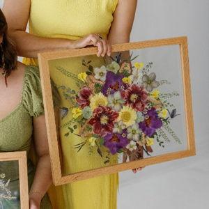 Preserving Maggie's Bridal Bouquet