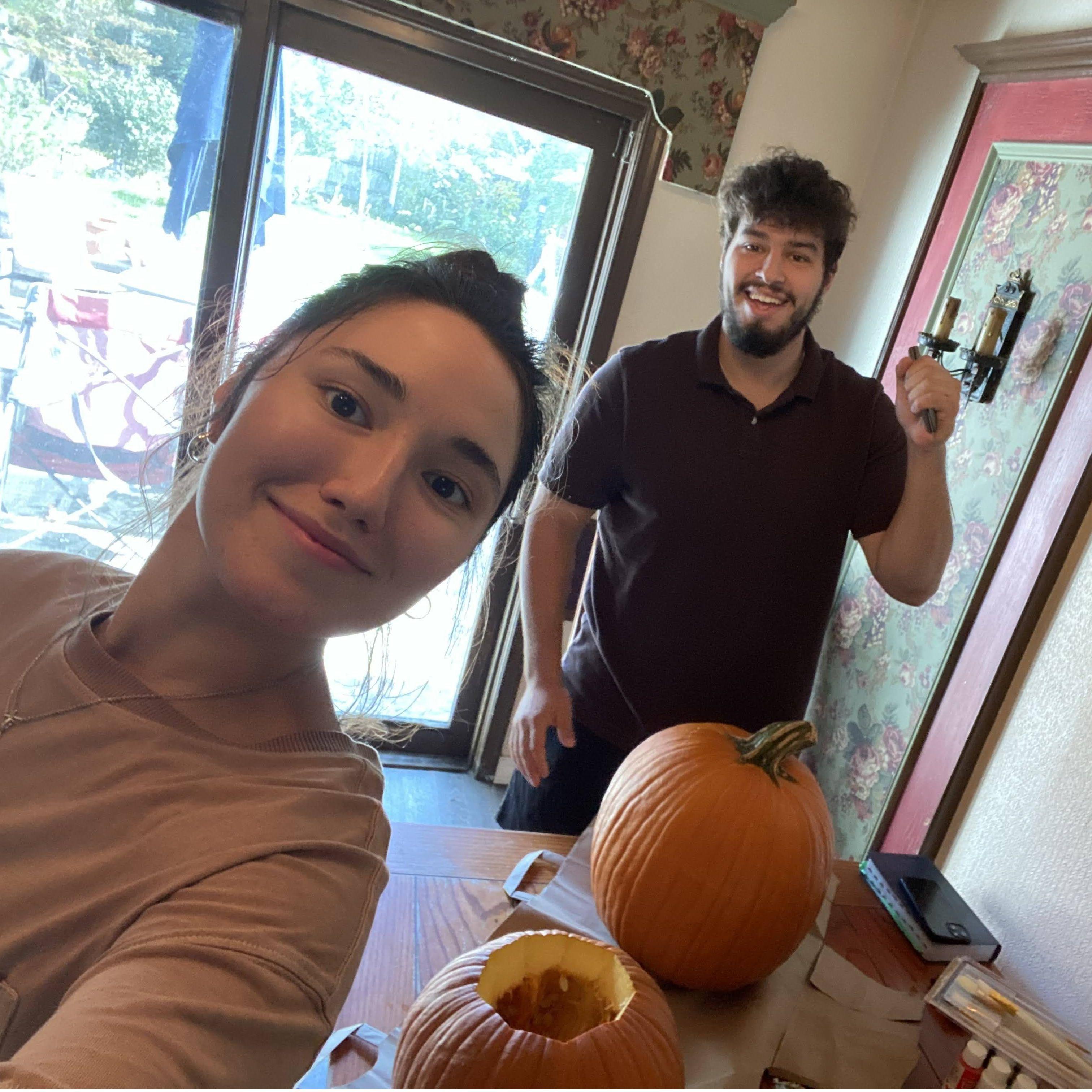 Pumpkin carving in Stevens Point