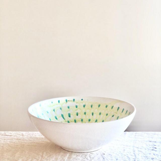 Spiral Serving Bowl - Neon 13"