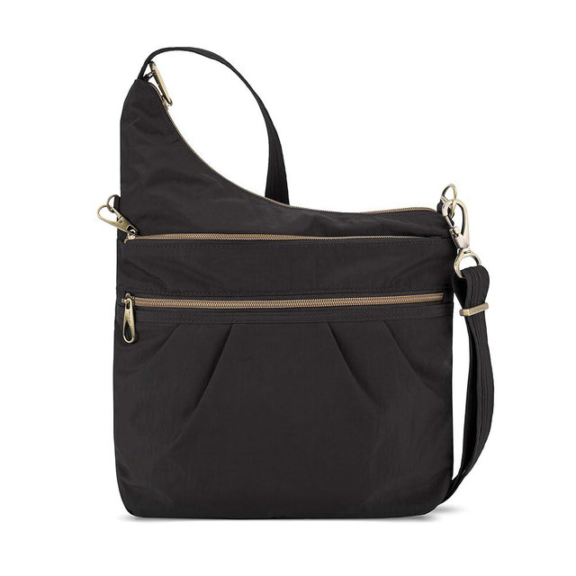 Travelon Anti-Theft Signature 3 Compartment Crossbody Bag