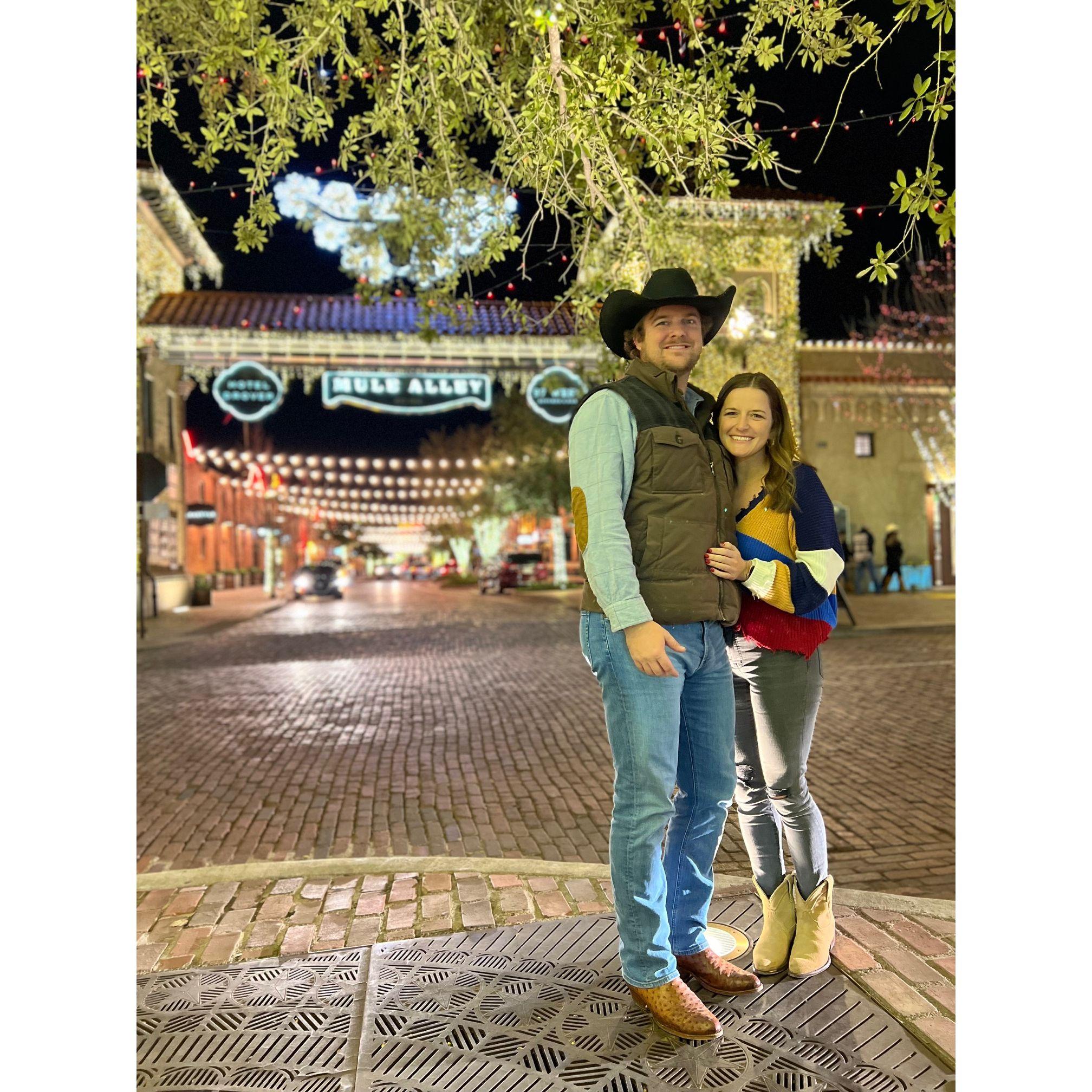 Christmas Time in The Stockyards - Fort Worth, TX
