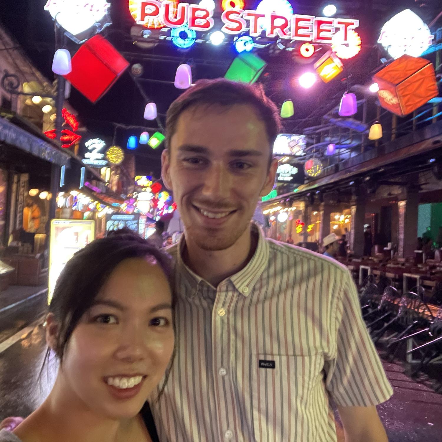 Downtown Siem Reap Selfie