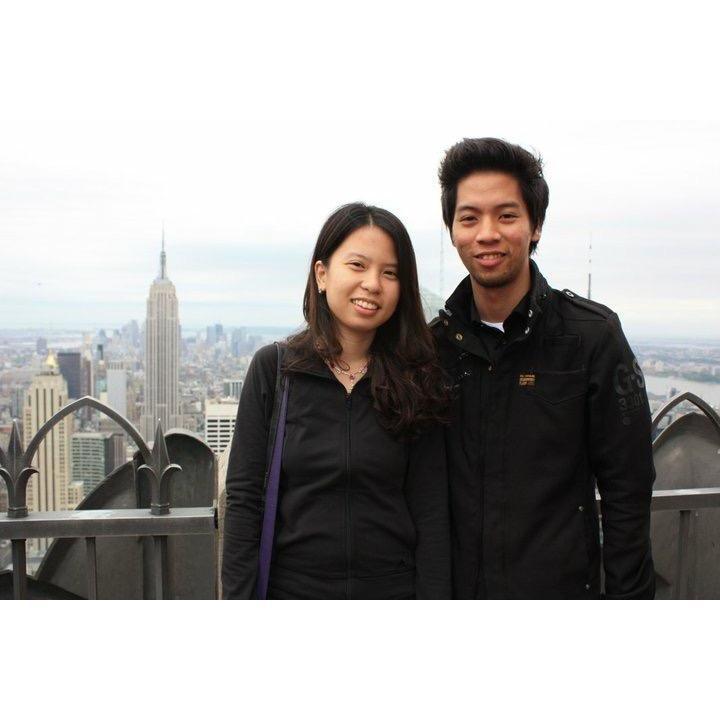 Our first picture together. Top of the Rock 2011.