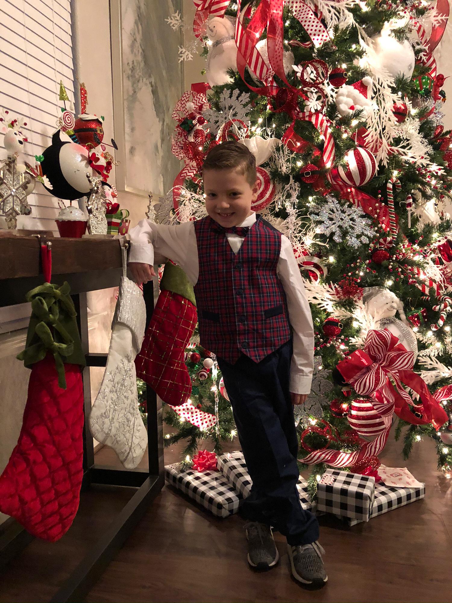 Our handsome stud on Christmas