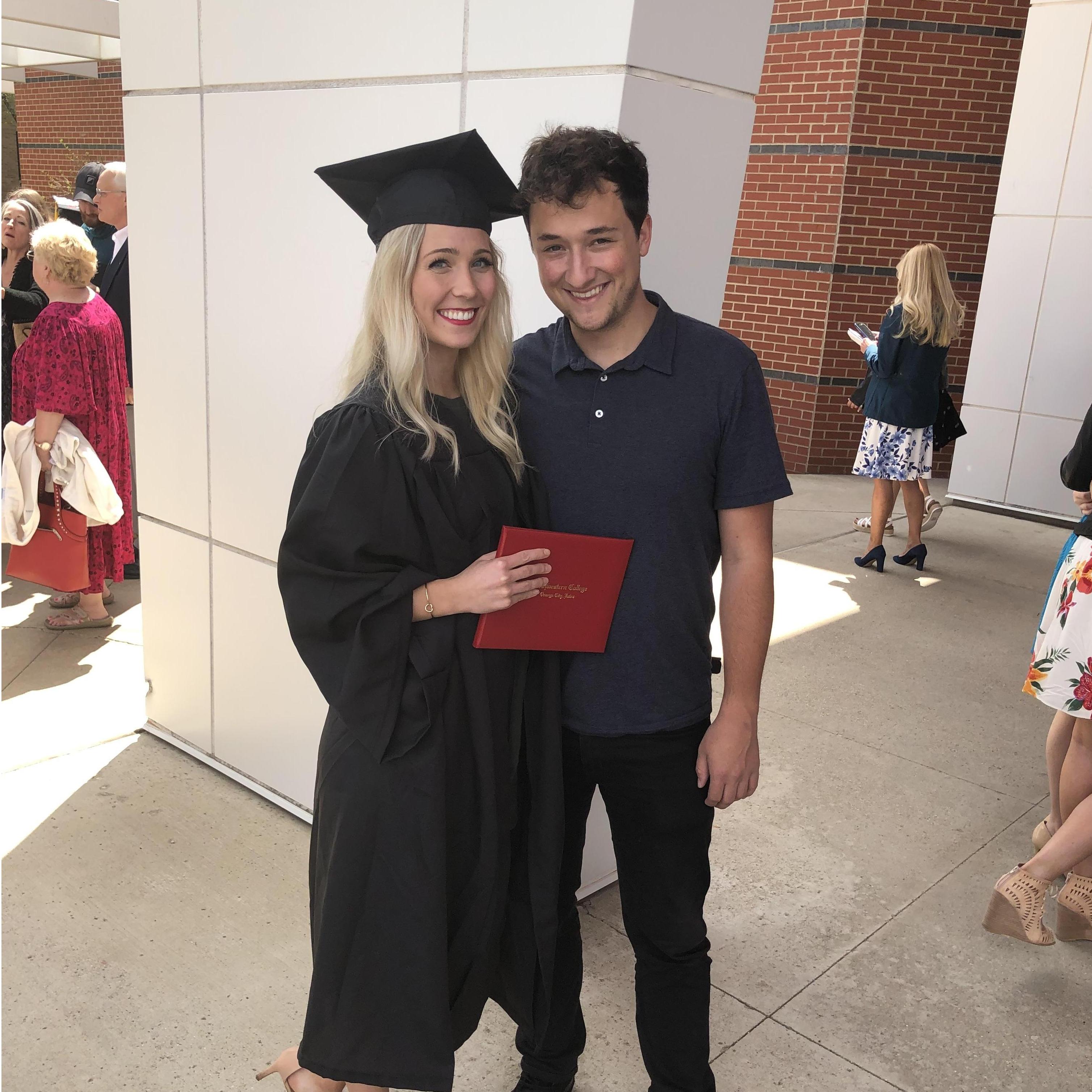 Elise’s college graduation.