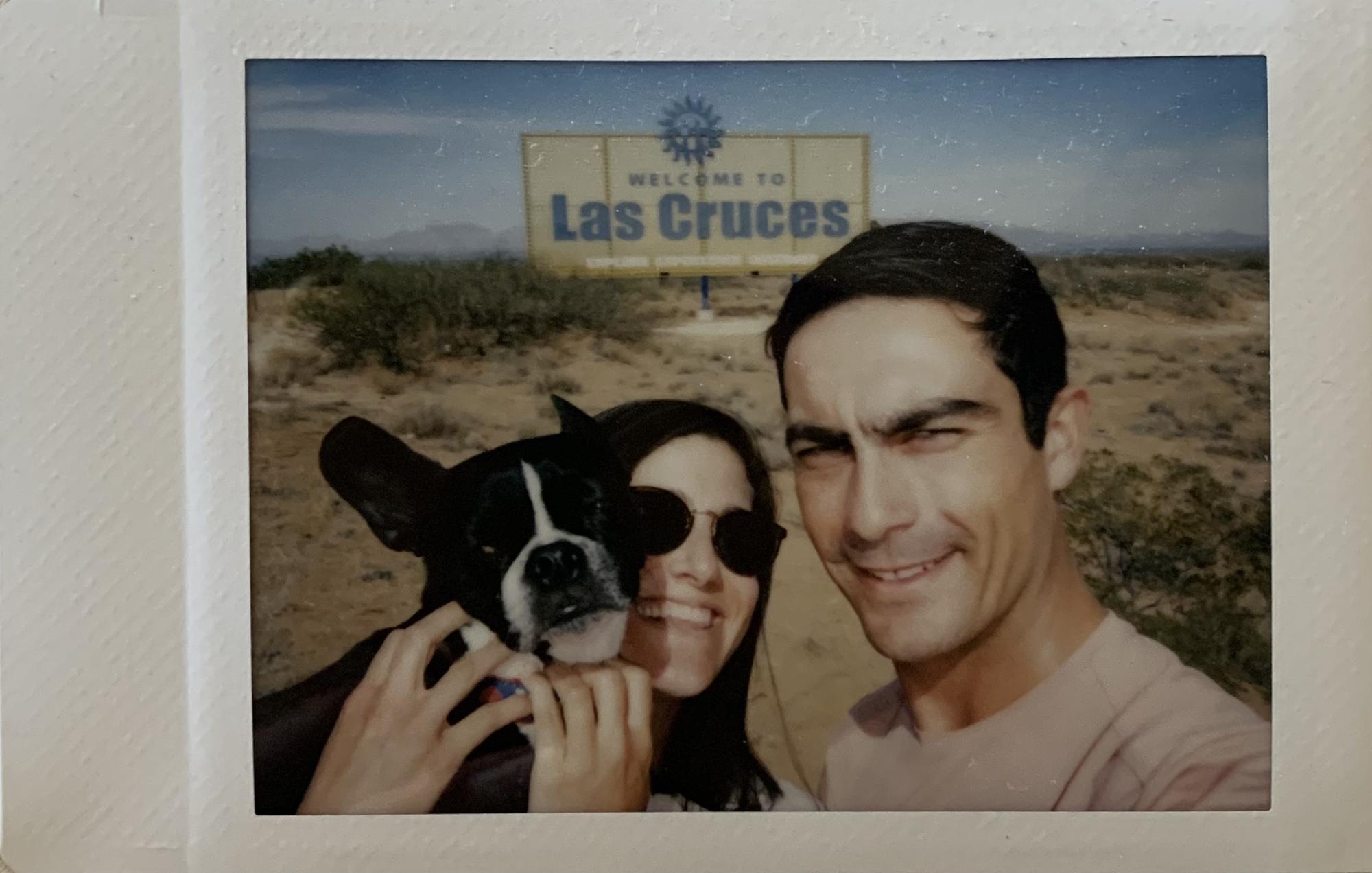 The polaroid we snapped moments before the proposal.