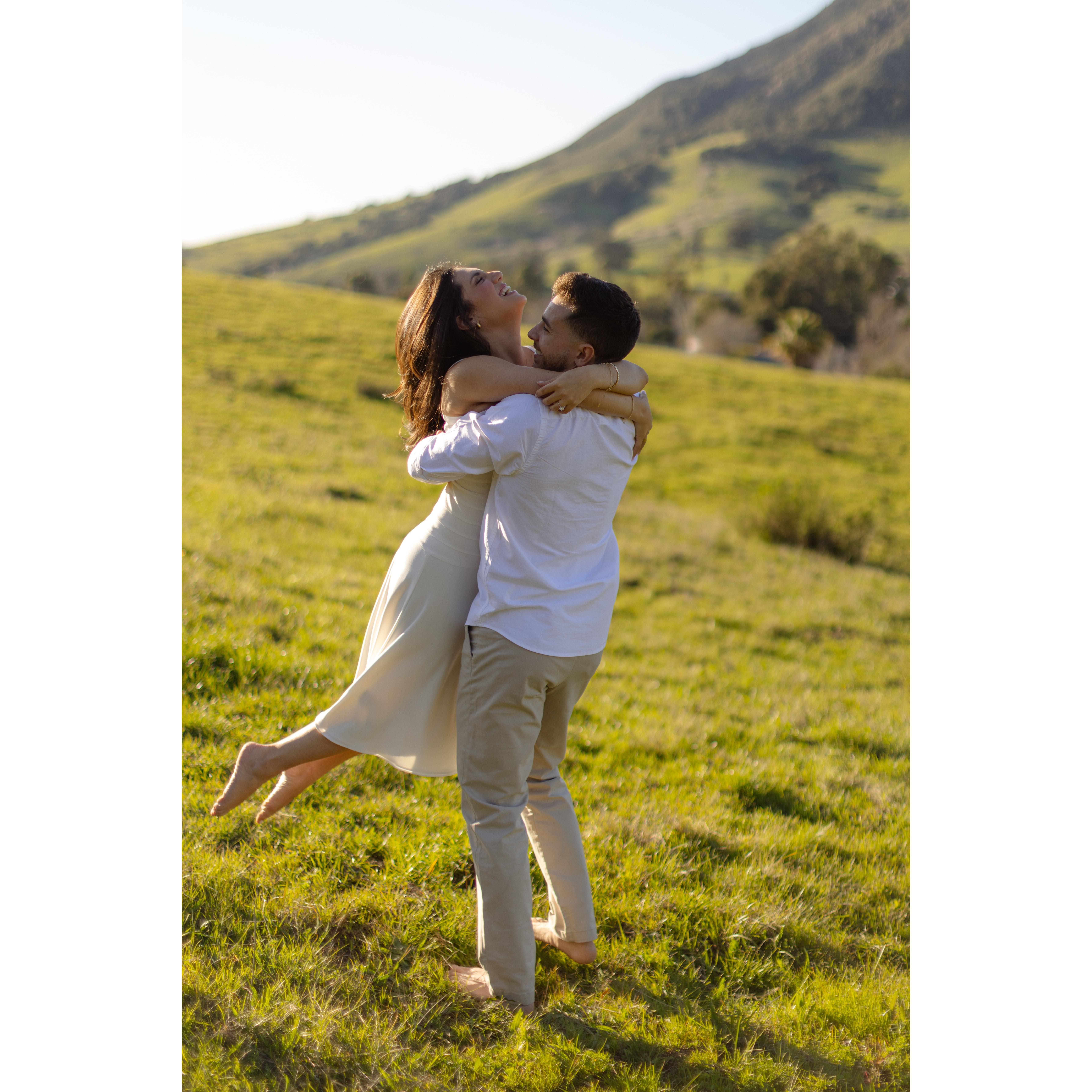 Came back to SLO to take engagement pictures with the very best - Angelique Roeloffs