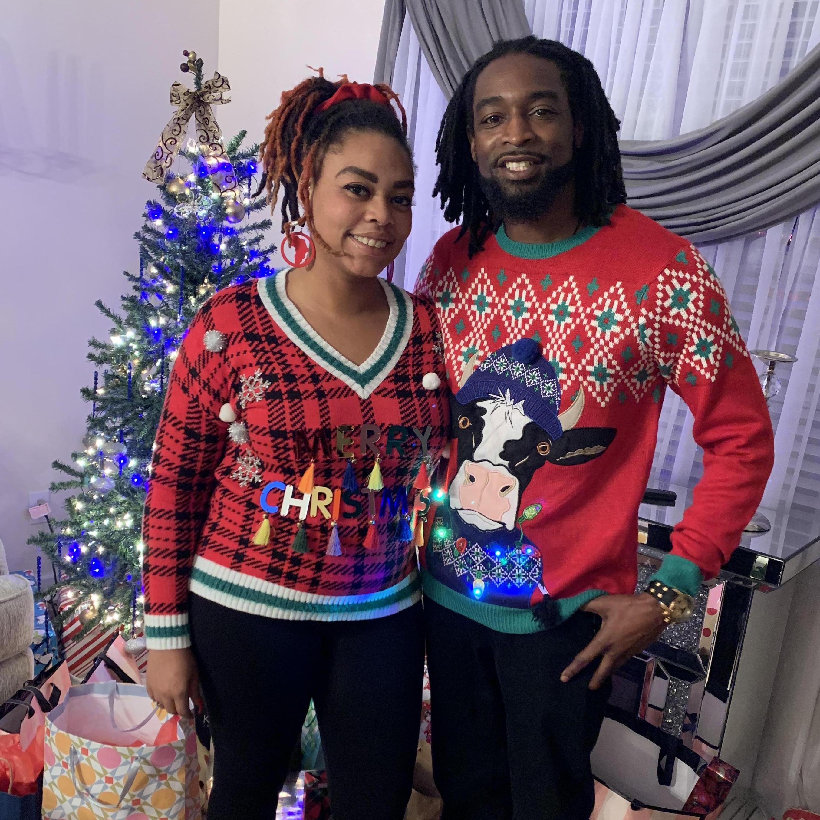 December 2019
Our 1st Xmas! #UglyXmasSweaters
We found out we were expecting our child this month also.