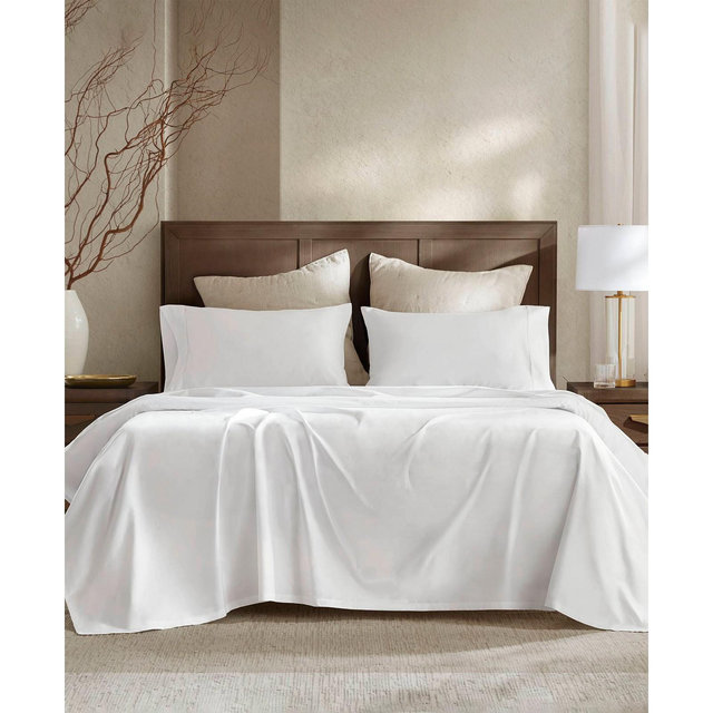 Harbor House Sateen 400-Thread Count Cotton 4-Pc. Sheet Set, King