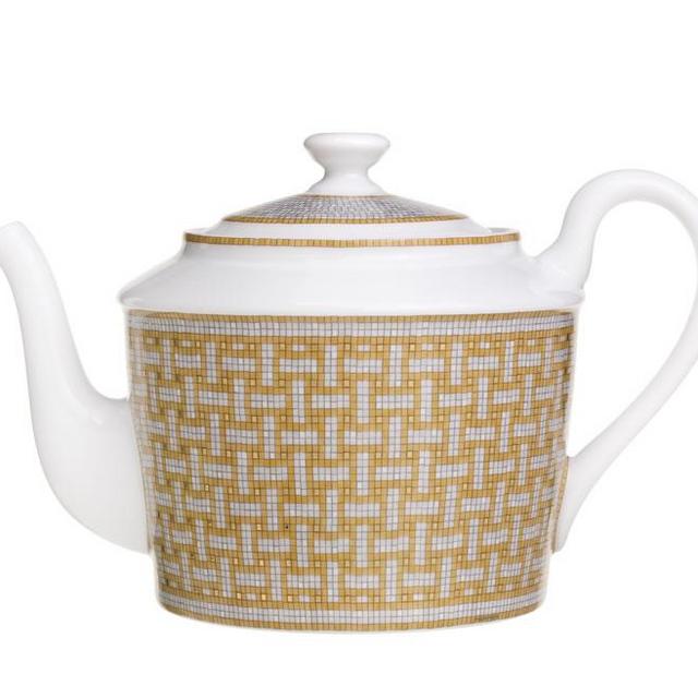 Hermes Mosaique au 24 Gold Teapot