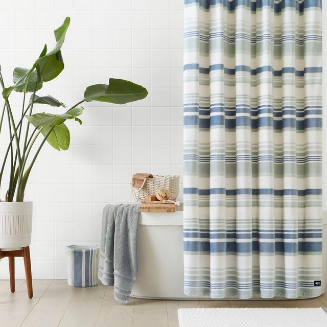 UGG® Avery Shower Curtain in Blush