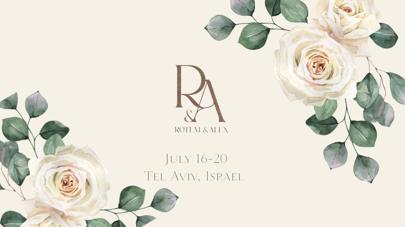 The Wedding Website of Rotem Cohen and Alex Kahalon