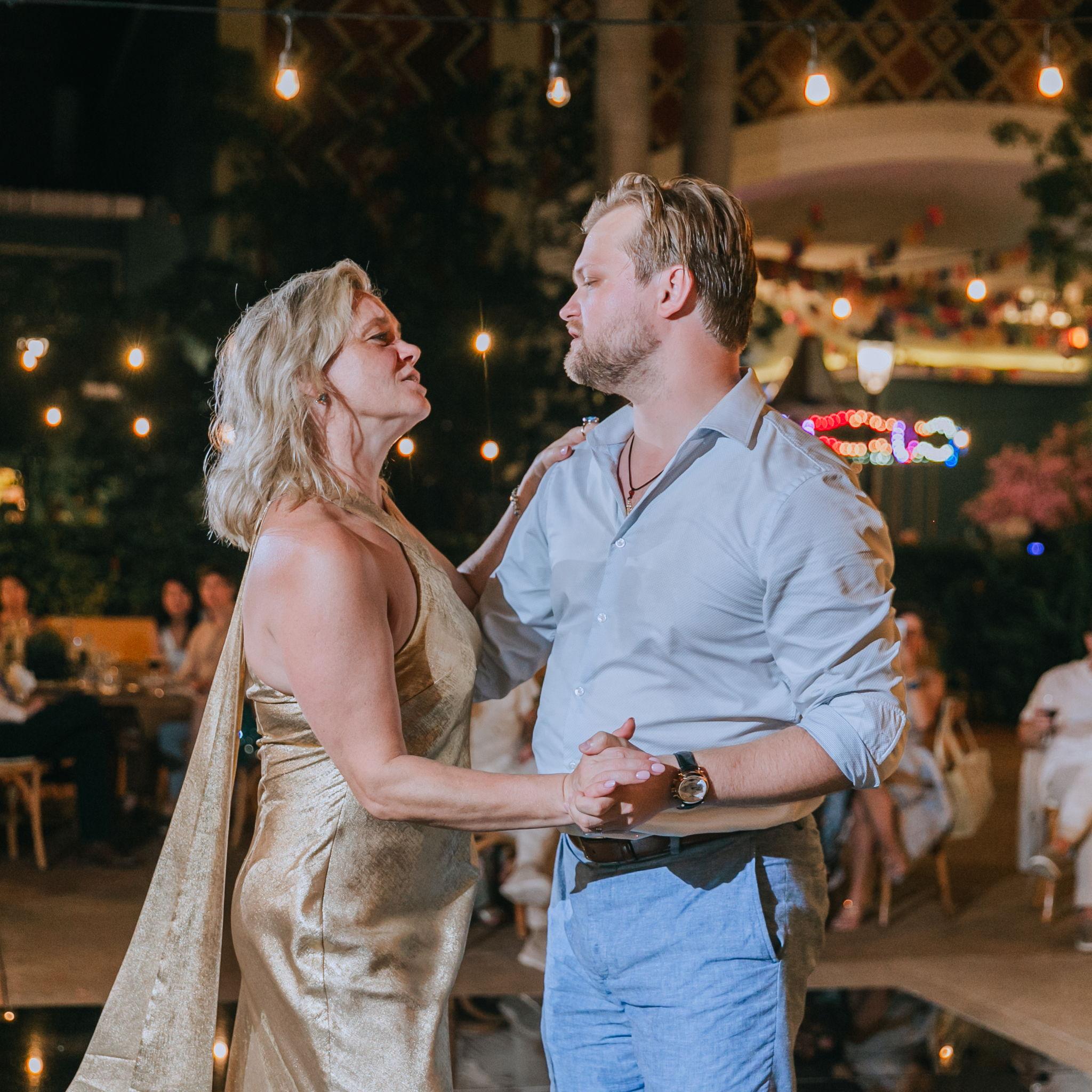 Henry danced with Svetlana to What a Wonderful World.