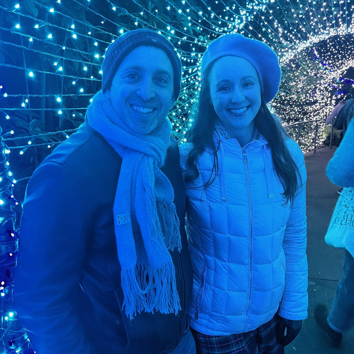 We said "I love you" just minutes later - Christmas Lights at the Atlanta Botanical Gardens