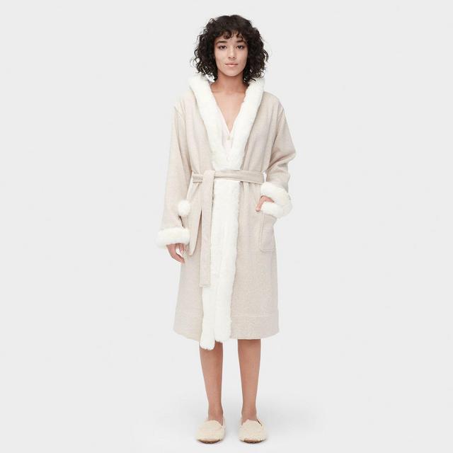 Women's Duffield Deluxe II Robe - Large - oatmeal heather