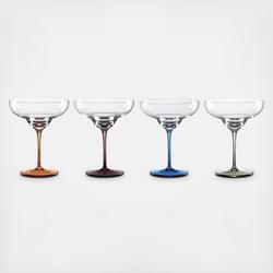 Oneida Set of 4 Mingle Wine Glasses