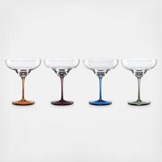 Bottoms Up Margarita Glass, Set of 4