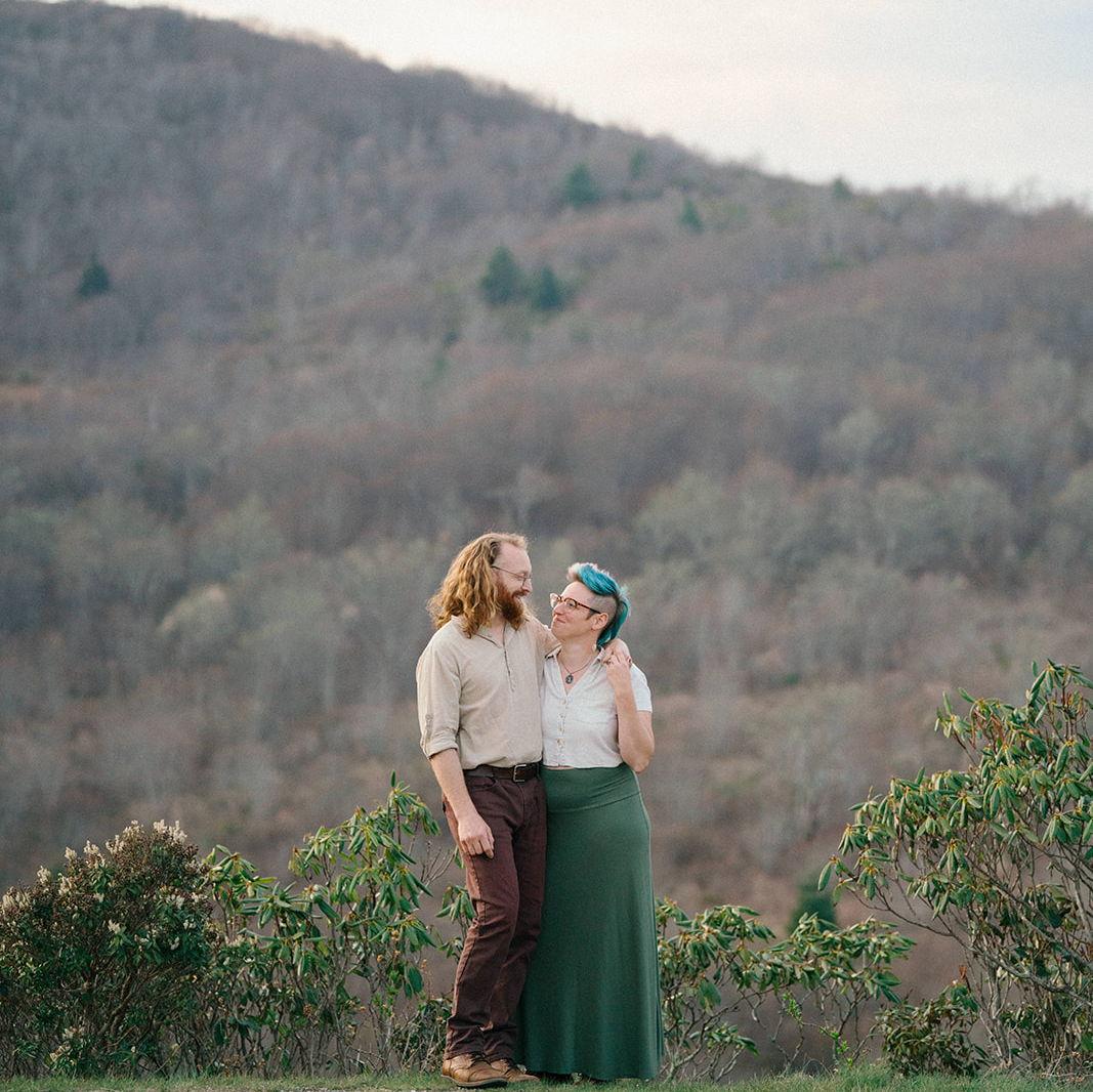 When asked what sort of wedding he'd like, Andy immediately answered "outdoors in Appalachia in the fall." We couldn't imagine getting married anywhere else! And in the most beautiful season, too.