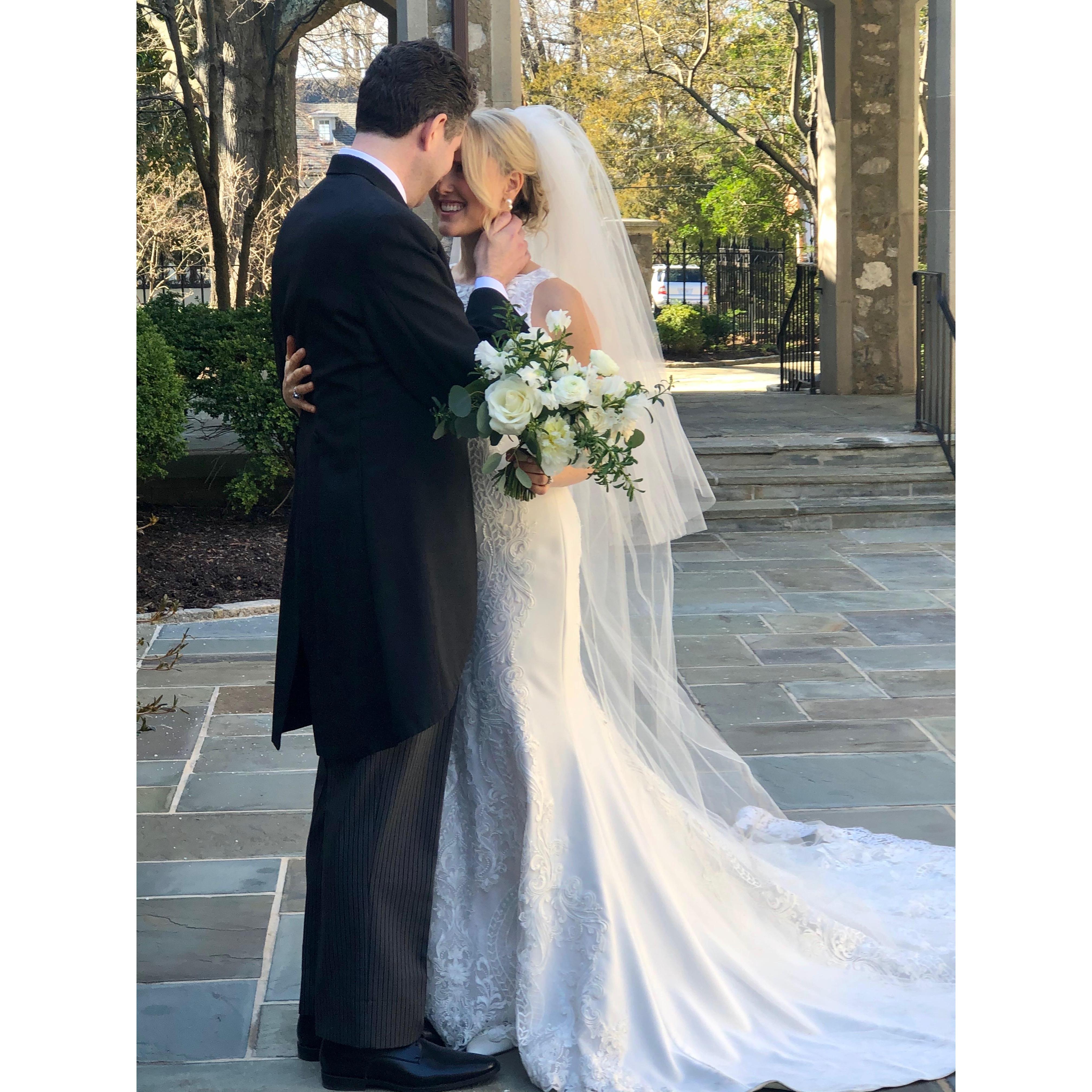 Our first picture as a married couple! 2/22/20