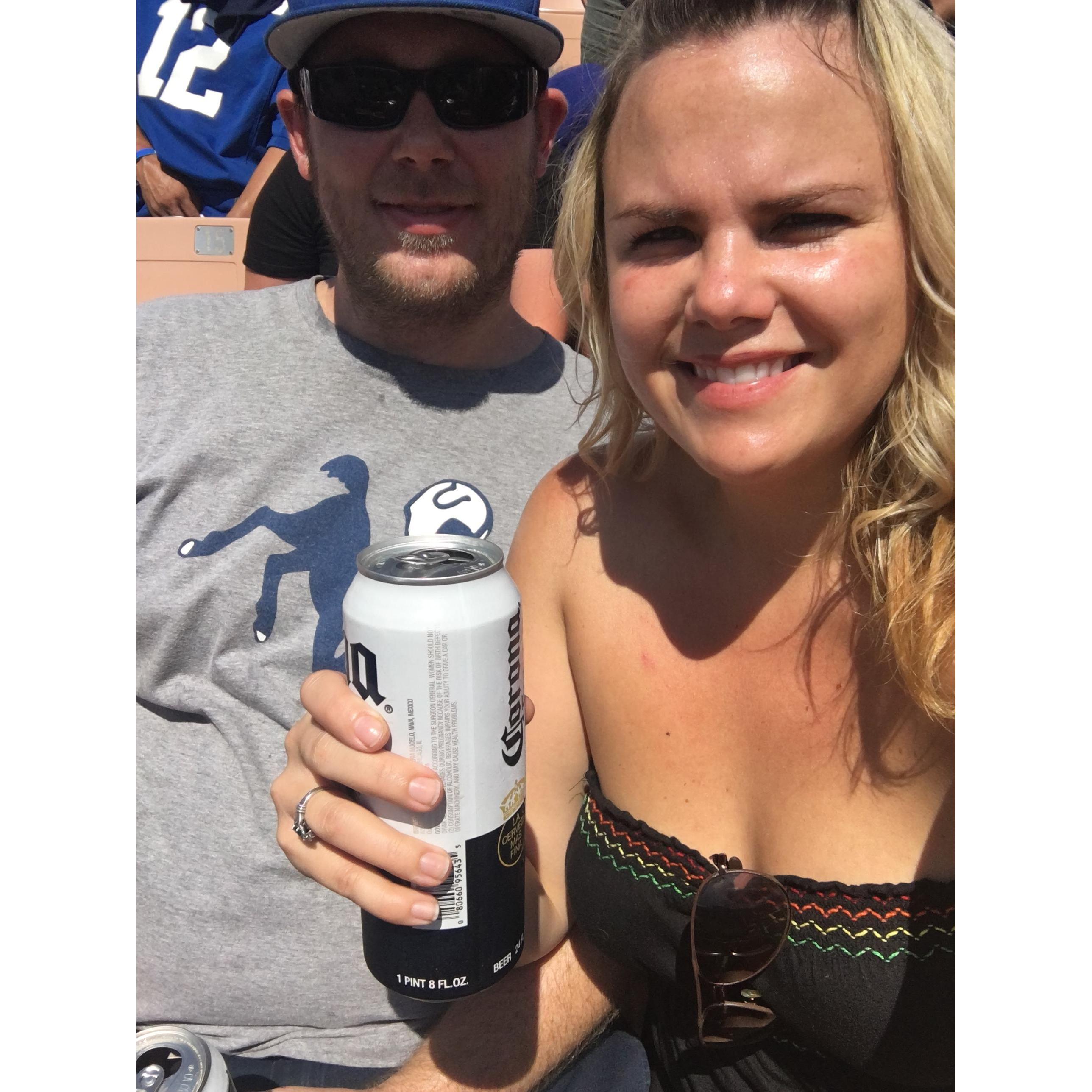Our first Colts game!