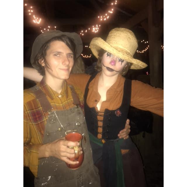 Jake and Isabella at a Halloween bash 2018