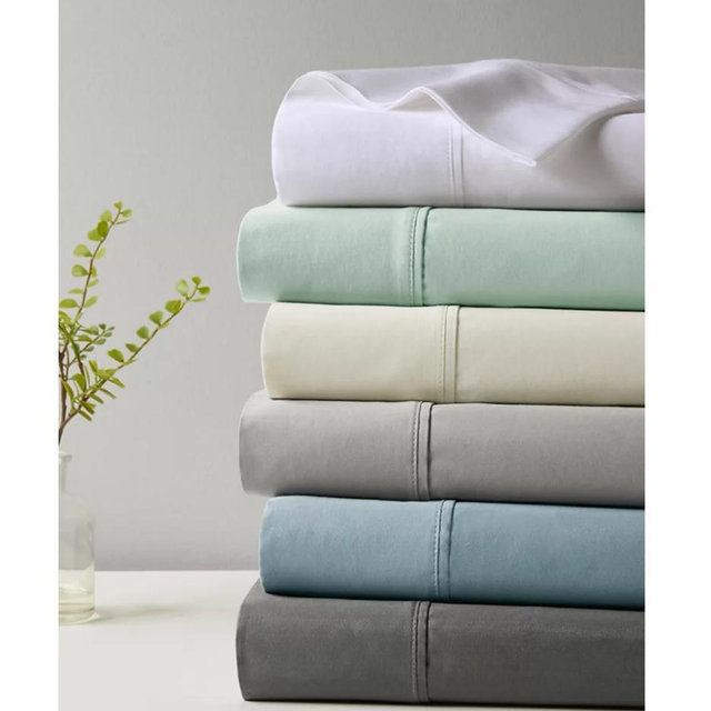 1000 Thread Count HeiQ Smart Temperature Cotton Blend 4 PC Sheet Set