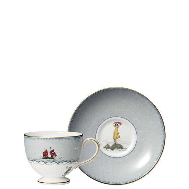 Wedgwood - Kit Kemp Sailor's Farewell Teacup & Saucer Set