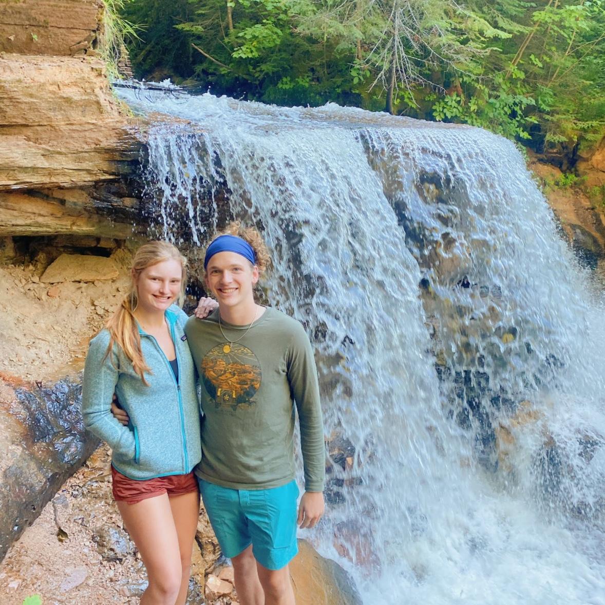 Upper peninsula waterfalls