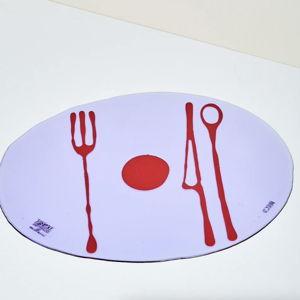 Transparent Table-Mates Placemat Tropical Fruit Collection