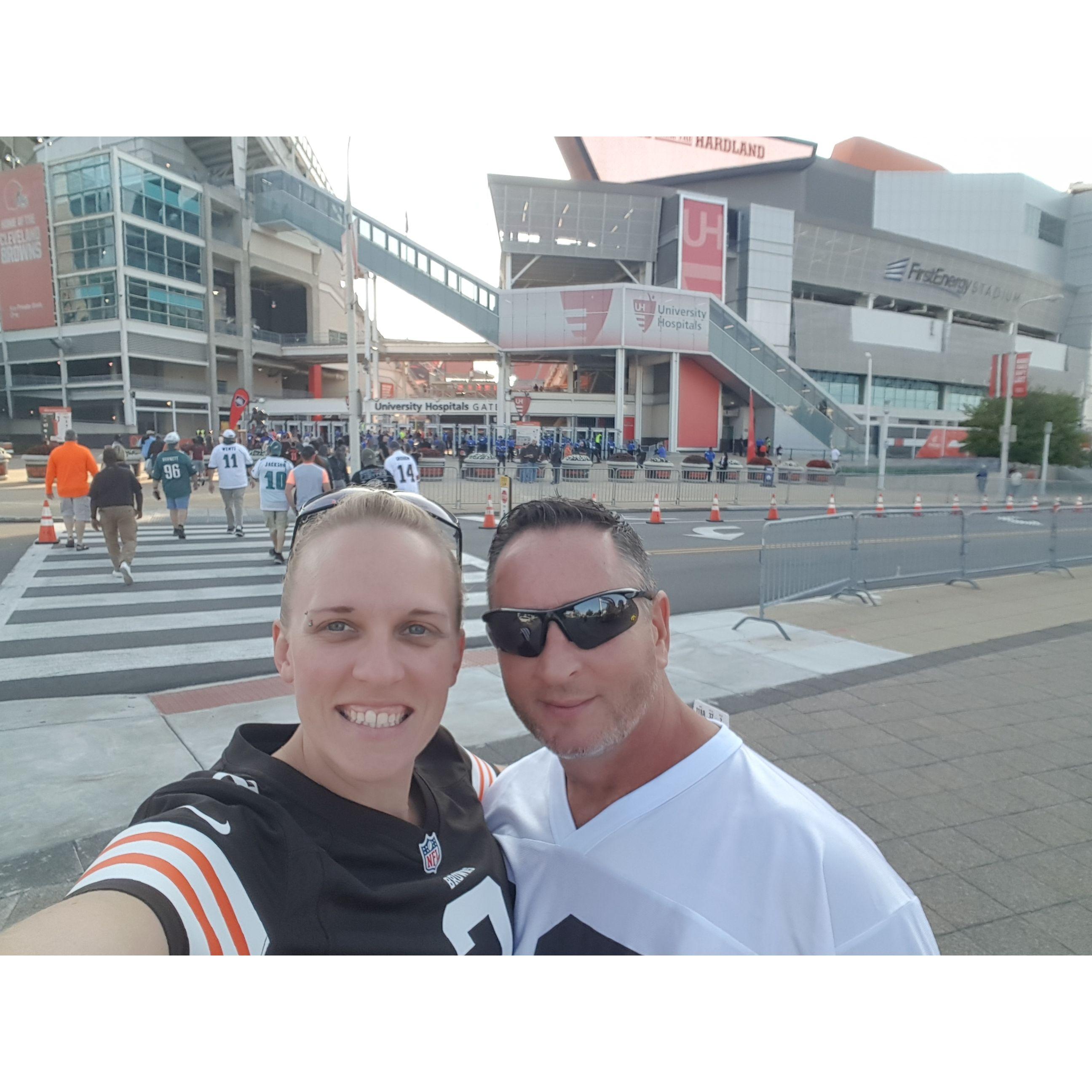 Cleveland Browns preseason game - August 2018.
