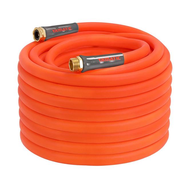 YAMATIC Heavy Duty Garden Hose 5/8 in x 75 ft
